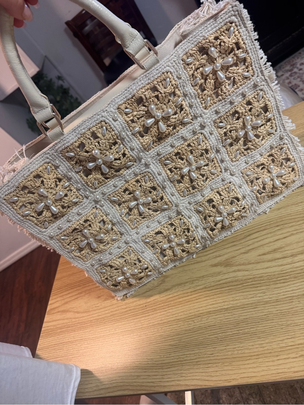 RARE Dolce Vita beaded summer tote